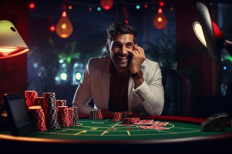 Antarmuka aplikasi guugle888 menampilkan meja live dealer dan pilihan sportsbook